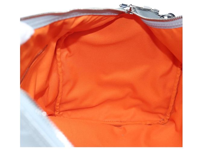 Borsa LOUIS VUITTON Satellite Keepall Bandouliere 50 Silver M44170 LV Auth 200382V - vista 28