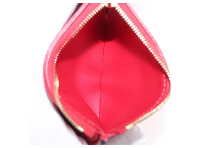 LOUIS VUITTON Empreinte Portefeuille Victorine Wallet Red M62554 LV Auth 205417M Rosso Monogramma - vista 10
