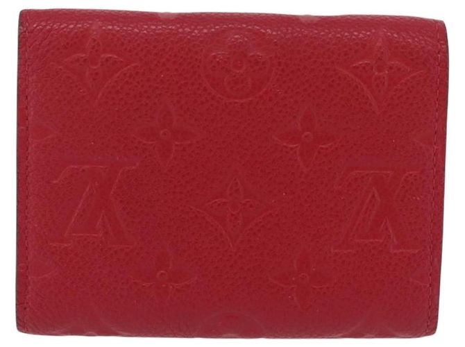 LOUIS VUITTON Empreinte Portefeuille Victorine Wallet Red M62554 LV Auth 205417M Rosso Monogramma - vista 2