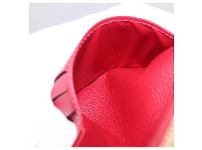 LOUIS VUITTON Empreinte Portefeuille Victorine Wallet Red M62554 LV Auth 205417M Rosso Monogramma - vista 21
