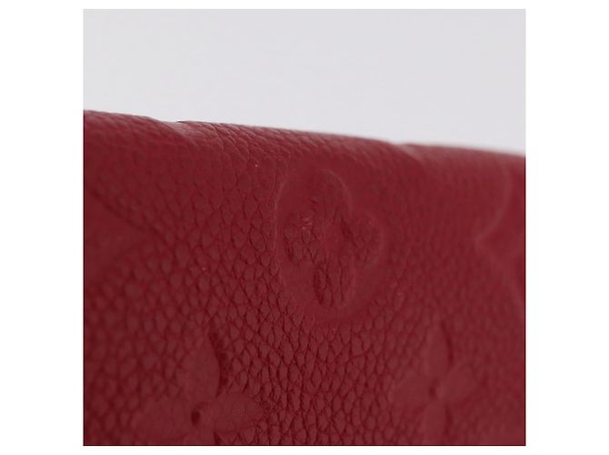 LOUIS VUITTON Empreinte Portefeuille Victorine Wallet Red M62554 LV Auth 205417M Rosso Monogramma - vista 3