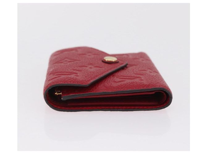 LOUIS VUITTON Empreinte Portefeuille Victorine Wallet Red M62554 LV Auth 205417M Rosso Monogramma - vista 5