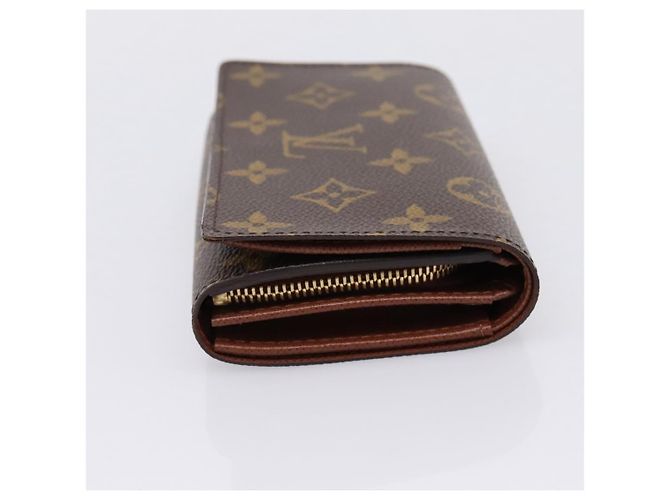 LOUIS VUITTON Monogram Portefeuille Tresol Wallet M61736 LV Auth am12751V Monogramma - vista 4