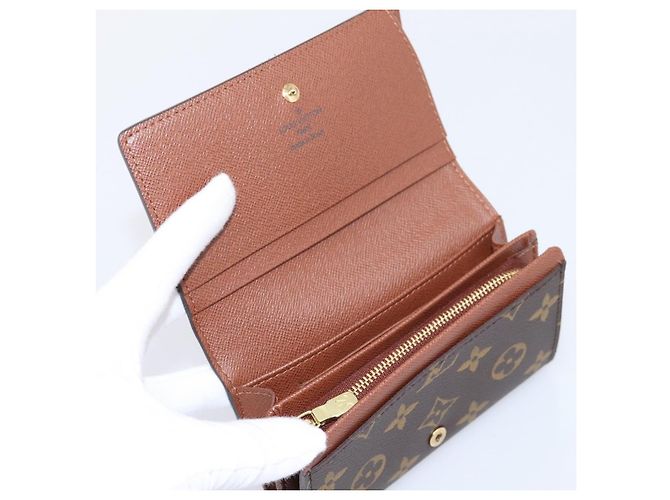 LOUIS VUITTON Monogram Portefeuille Tresol Wallet M61736 LV Auth am12751V Monogramma - vista 9