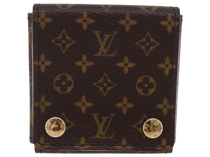 LOUIS VUITTON Monogram Jewelry case Jewelry Box LV Auth 167696M Monogramma - vista 13