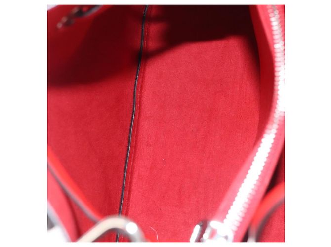 Néonoé Sac à main LOUIS VUITTON Epi Neonoe Indigo Red M54367 LV Auth ka6537 Rouge Bleu - vue 11