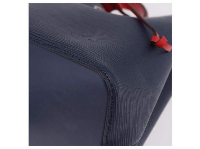 Néonoé Sac à main LOUIS VUITTON Epi Neonoe Indigo Red M54367 LV Auth ka6537 Rouge Bleu - vue 19