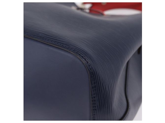 Néonoé Sac à main LOUIS VUITTON Epi Neonoe Indigo Red M54367 LV Auth ka6537 Rouge Bleu - vue 21