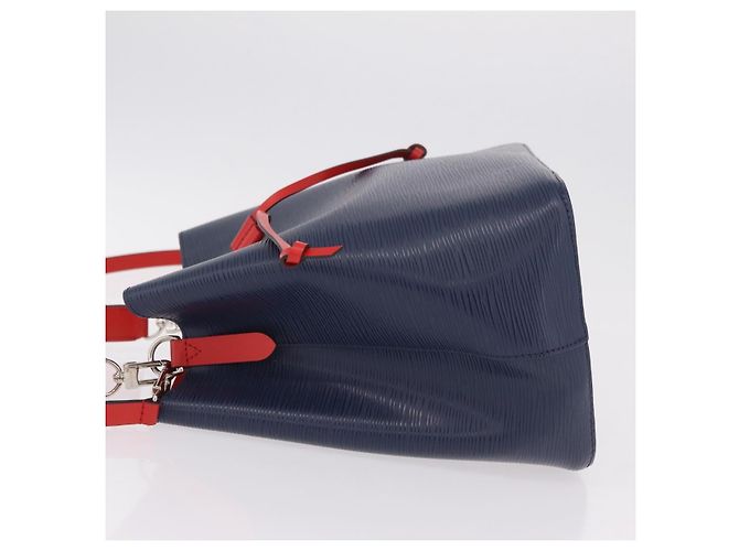 Néonoé Sac à main LOUIS VUITTON Epi Neonoe Indigo Red M54367 LV Auth ka6537 Rouge Bleu - vue 4