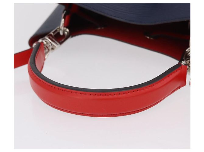 Néonoé Sac à main LOUIS VUITTON Epi Neonoe Indigo Red M54367 LV Auth ka6537 Rouge Bleu - vue 7