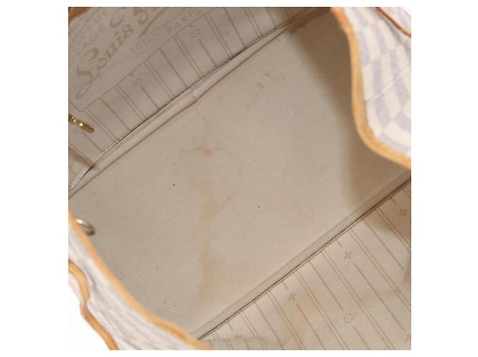 LOUIS VUITTON Damier Azur Neverfull MM Tote Bag N41605 LV Auth 207695 - Ansicht 11