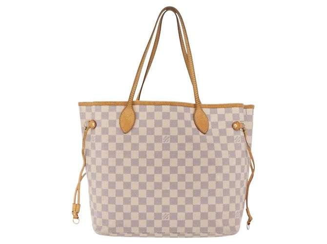 LOUIS VUITTON Damier Azur Neverfull MM Tote Bag N41605 LV Auth 207695 - Ansicht 13