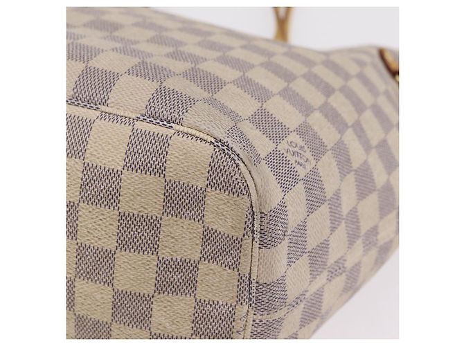 LOUIS VUITTON Damier Azur Neverfull MM Tote Bag N41605 LV Auth 207695 - Ansicht 20