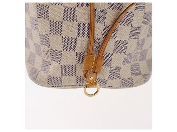 LOUIS VUITTON Damier Azur Neverfull MM Tote Bag N41605 LV Auth 207695 - Ansicht 24