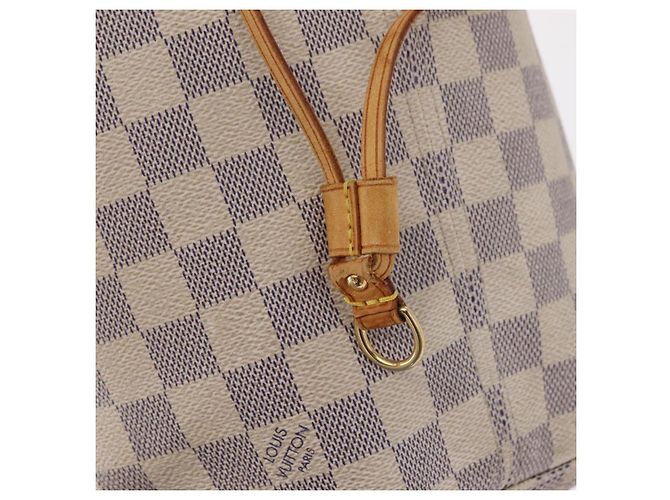LOUIS VUITTON Damier Azur Neverfull MM Tote Bag N41605 LV Auth 207695 - Ansicht 26