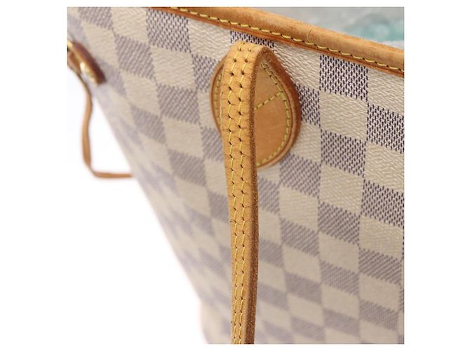 LOUIS VUITTON Damier Azur Neverfull MM Tote Bag N41605 LV Auth 207695 - Ansicht 29