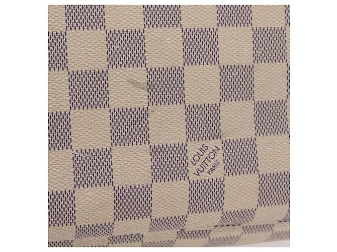 LOUIS VUITTON Damier Azur Neverfull MM Tote Bag N41605 LV Auth 207695 - Ansicht 3