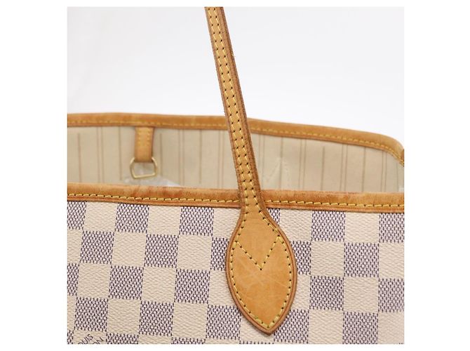 LOUIS VUITTON Damier Azur Neverfull MM Tote Bag N41605 LV Auth 207695 - Ansicht 30