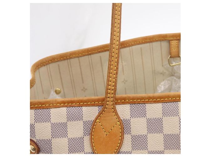 LOUIS VUITTON Damier Azur Neverfull MM Tote Bag N41605 LV Auth 207695 - Ansicht 31