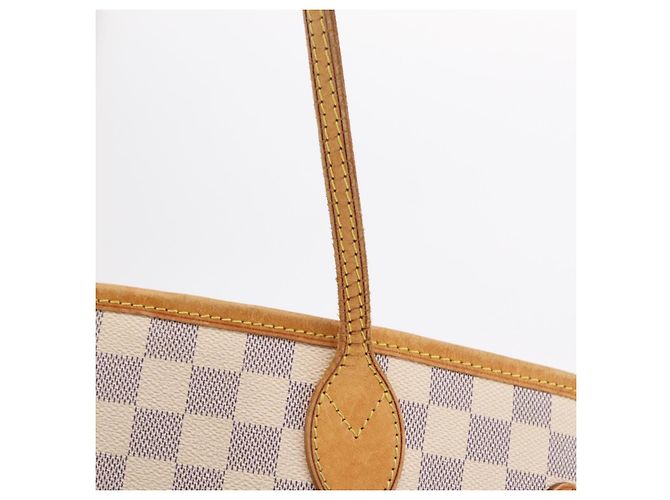 LOUIS VUITTON Damier Azur Neverfull MM Tote Bag N41605 LV Auth 207695 - Ansicht 32
