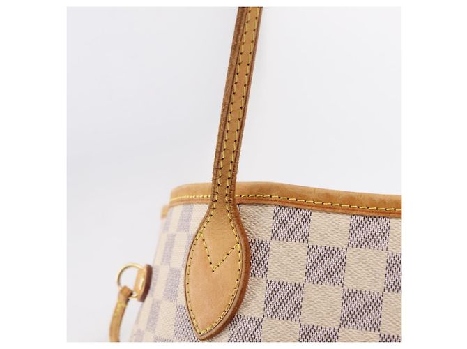LOUIS VUITTON Damier Azur Neverfull MM Tote Bag N41605 LV Auth 207695 - Ansicht 33