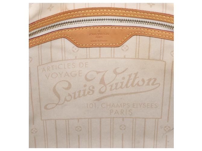 LOUIS VUITTON Damier Azur Neverfull MM Tote Bag N41605 LV Auth 207695 - Ansicht 35