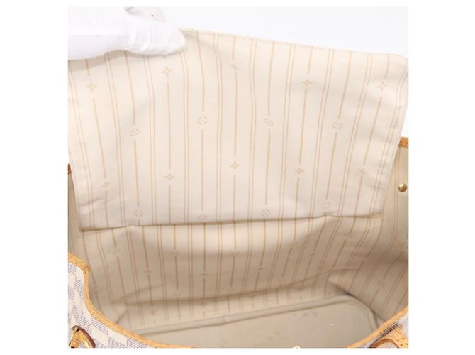 LOUIS VUITTON Damier Azur Neverfull MM Tote Bag N41605 LV Auth 207695 - Ansicht 42