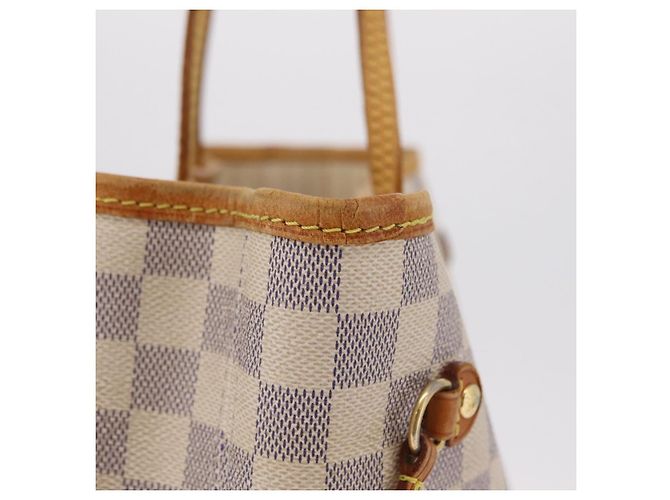 LOUIS VUITTON Damier Azur Neverfull MM Tote Bag N41605 LV Auth 207695 - Ansicht 5