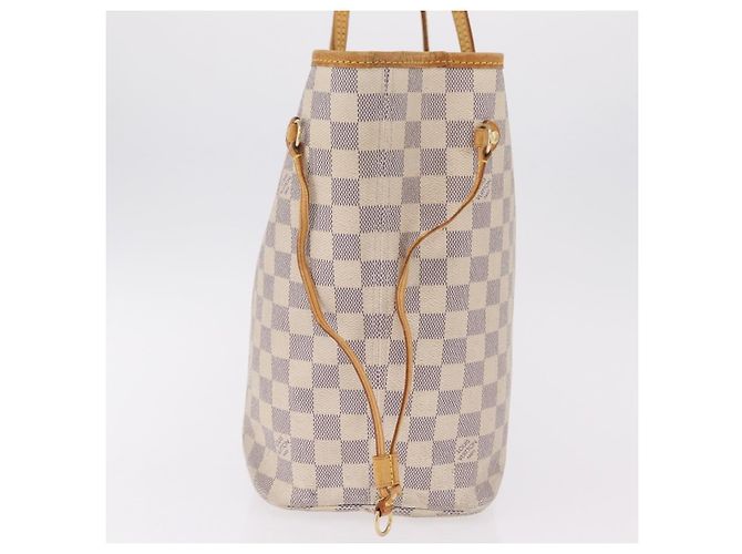 LOUIS VUITTON Damier Azur Neverfull MM Tote Bag N41605 LV Auth 207695 - Ansicht 6