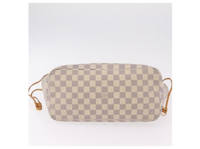 LOUIS VUITTON Damier Azur Neverfull MM Tote Bag N41605 LV Auth 207695 - Ansicht 8