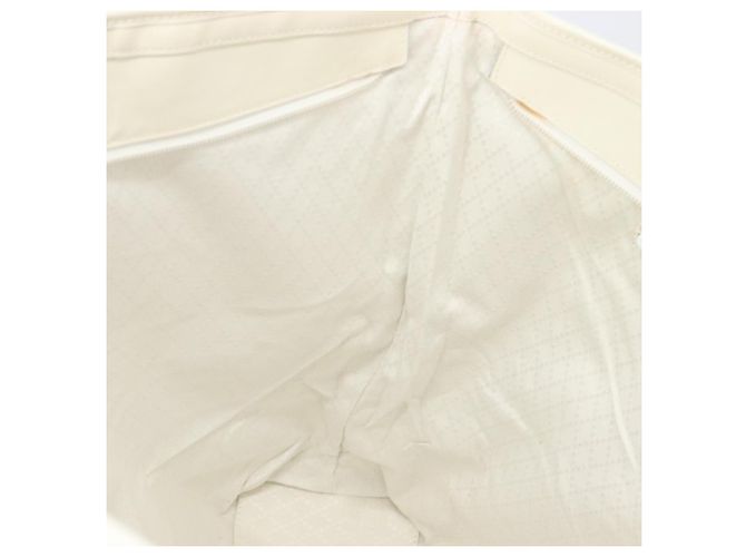 Sac Tote GUCCI Nylon Blanc Argent 002 2123 0455 Auth bs37372 Argenté - vue 22
