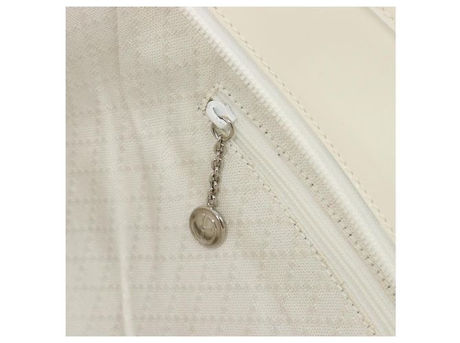 Sac Tote GUCCI Nylon Blanc Argent 002 2123 0455 Auth bs37372 Argenté - vue 23