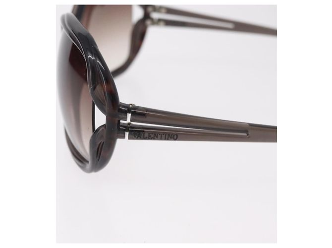 Valentino Sonnenbrille Plastic Black Silver Auth BA16183 Schwarz Silber - Ansicht 6