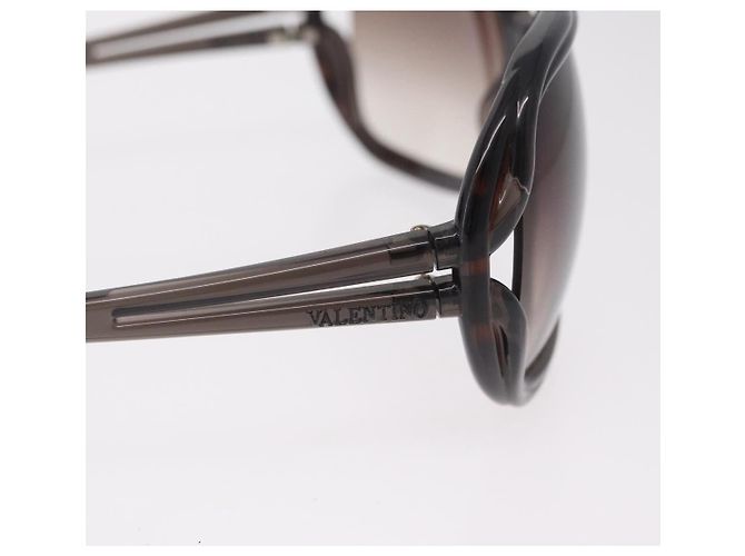 Valentino Sonnenbrille Plastic Black Silver Auth BA16183 Schwarz Silber - Ansicht 8
