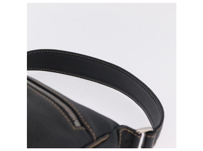 Borsa a Tracolla CHANEL Pelle Nera Argento CC Auth BA16070V Nero - vista 14