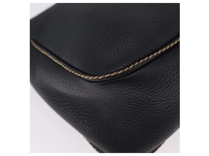 Borsa a Tracolla CHANEL Pelle Nera Argento CC Auth BA16070V Nero - vista 16
