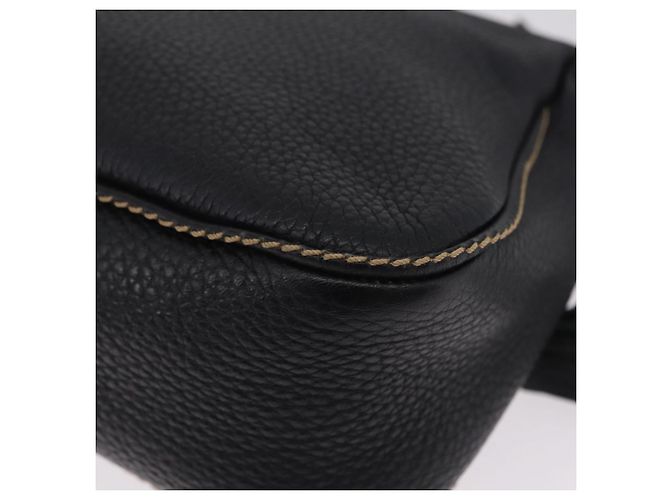 Borsa a Tracolla CHANEL Pelle Nera Argento CC Auth BA16070V Nero - vista 17