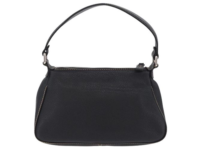 Borsa a Tracolla CHANEL Pelle Nera Argento CC Auth BA16070V Nero - vista 2