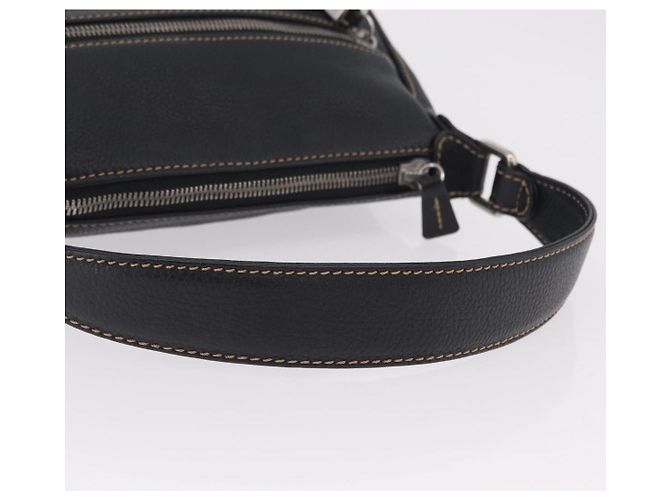 Borsa a Tracolla CHANEL Pelle Nera Argento CC Auth BA16070V Nero - vista 7