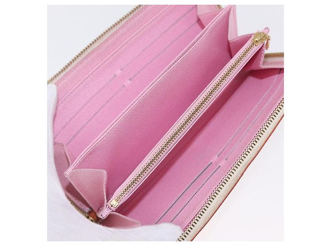 LOUIS VUITTON Monogram Multicolor Zippy Long Wallet White M60241 LV Auth 206935 Weiß - Ansicht 8