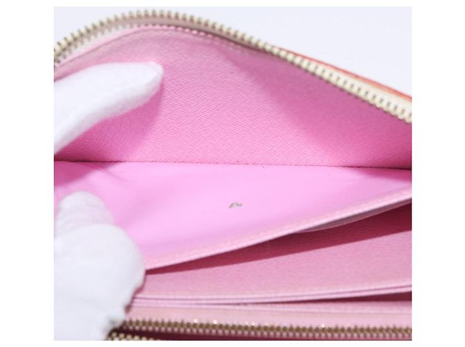 LOUIS VUITTON Monogram Multicolor Zippy Long Wallet White M60241 LV Auth 206935 Weiß - Ansicht 9