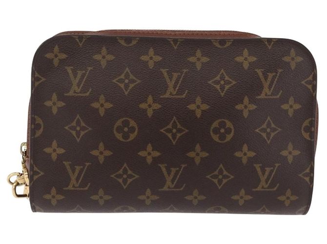 LOUIS VUITTON Monogram Orsay Clutch Bag M51790 LV Auth 167710A Monogramme - vue 13