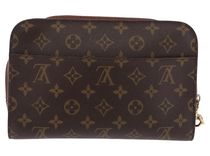LOUIS VUITTON Monogram Orsay Clutch Bag M51790 LV Auth 167710A Monogramme - vue 2