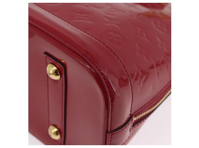 Borsa LOUIS VUITTON Monogram Vernis Alma PM Rose Andian M91770 LV Auth 205266V - vista 17