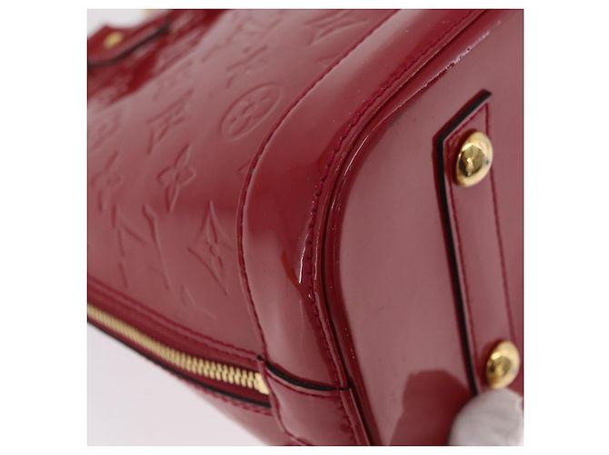 Borsa LOUIS VUITTON Monogram Vernis Alma PM Rose Andian M91770 LV Auth 205266V - vista 18