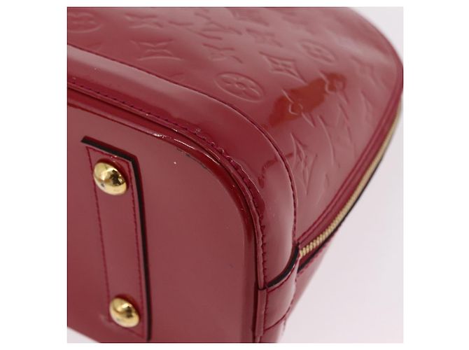 Borsa LOUIS VUITTON Monogram Vernis Alma PM Rose Andian M91770 LV Auth 205266V - vista 19