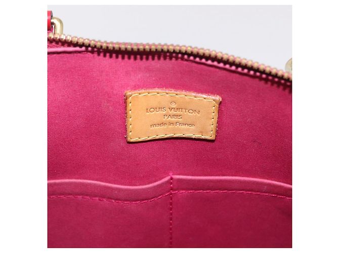 Borsa LOUIS VUITTON Monogram Vernis Alma PM Rose Andian M91770 LV Auth 205266V - vista 22