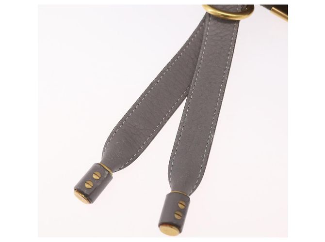 Chloé Borsa a tracolla Chloe Mercy in pelle grigia e oro autentica am12742V Marrone D'oro - vista 22