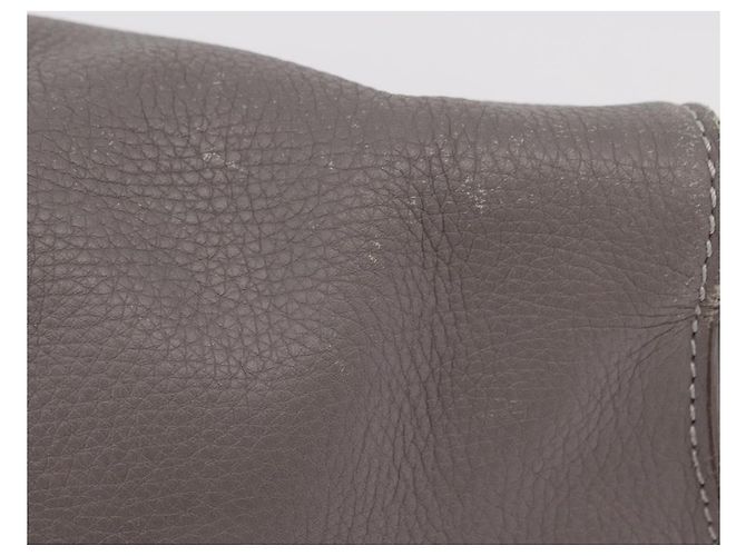 Chloé Borsa a tracolla Chloe Mercy in pelle grigia e oro autentica am12742V Marrone D'oro - vista 3