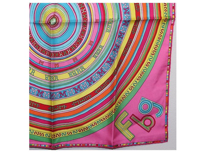 Hermès HERMES Carre 45 Seidentuch Pink Multicolor Auth ki6862M Mehrfarben - Ansicht 5